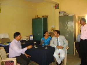Visit to college by Vice Chancellor Dr.Sudhir Meshram