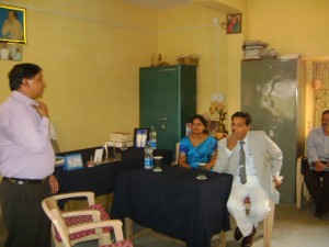 Visit to college By NMU Vice Chanceller Dr.Sudhir Meshram Mrs.Meshram
